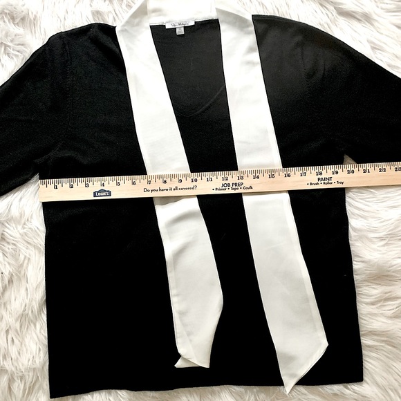 Vila Milano Sweater with Attached Sheer Scarf - Picture 14 of 14